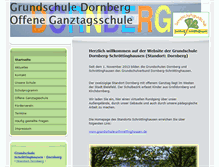 Tablet Screenshot of grundschule-dornberg.de